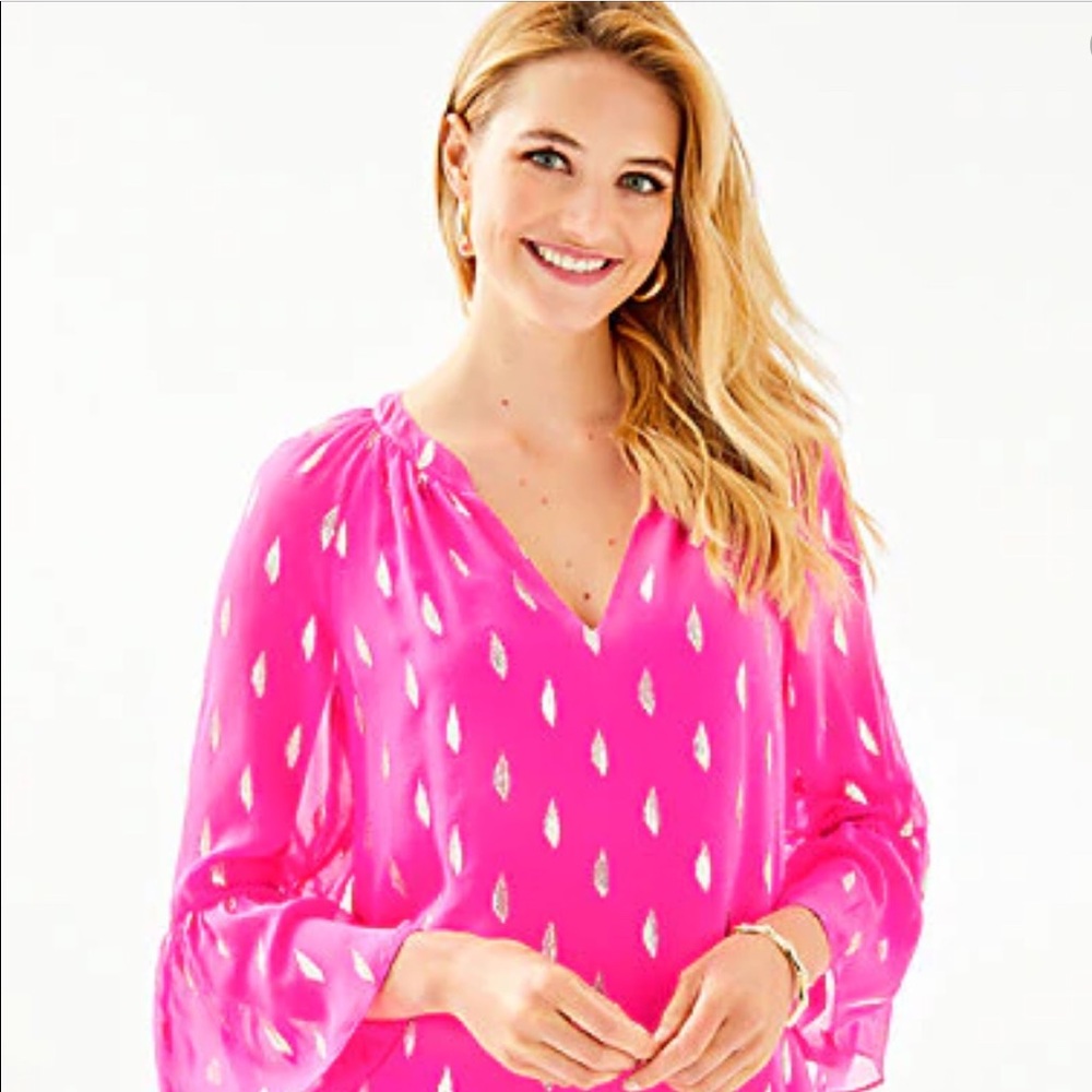 COPY - COPY - Lilly Pulitzer Pink Matilda Top